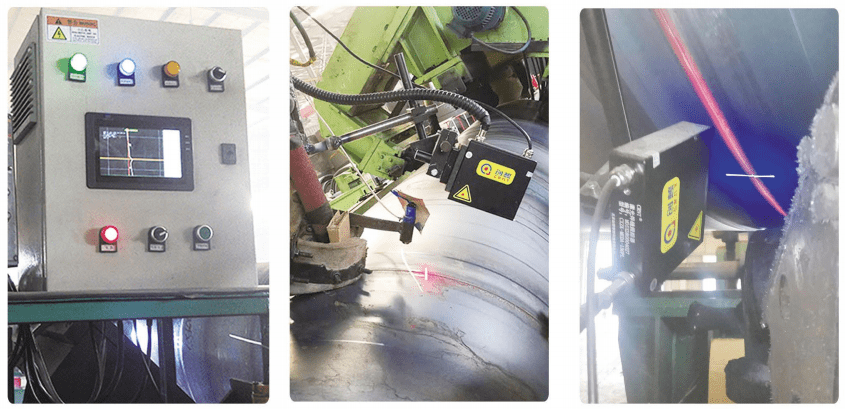 螺旋管焊縫跟蹤系統(tǒng)（內(nèi)、外焊）產(chǎn)品實際安裝效果圖